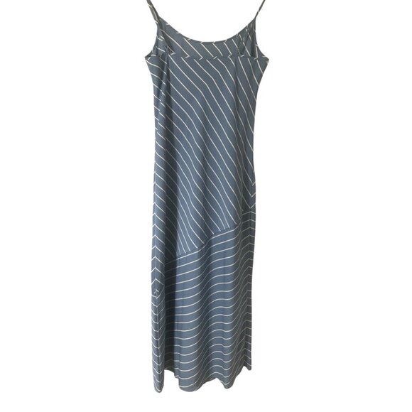 Jenni Kayne Kendall Slip Dress Size S Vintage Blue Stripe Minimalist Chic Modern - Picture 5 of 11